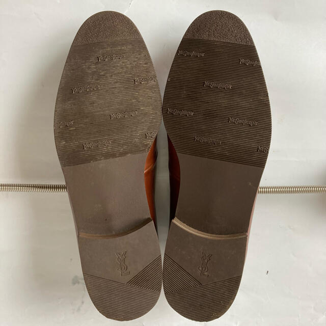 Saint Laurent(サンローラン)の【美品】イヴ サンローラン 濃茶 ローファー 24.5cm 除菌・消臭済み メンズの靴/シューズ(ドレス/ビジネス)の商品写真