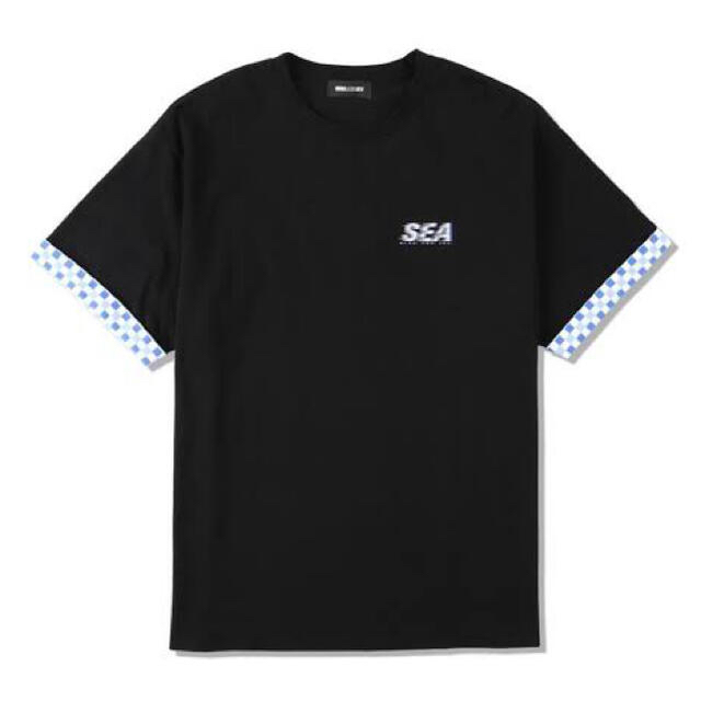 WDS(D.T.R.T)-Motion-Plaid Tee JET BLACK