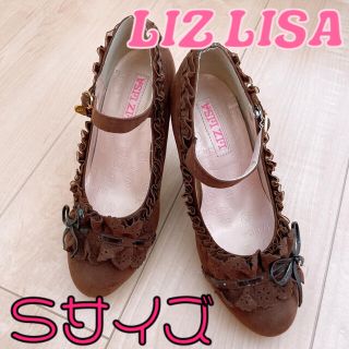 リズリサ(LIZ LISA)のLIZLISA リズリサ ハートチャーム付 フリルパンプス【Sサイズ】(ハイヒール/パンプス)