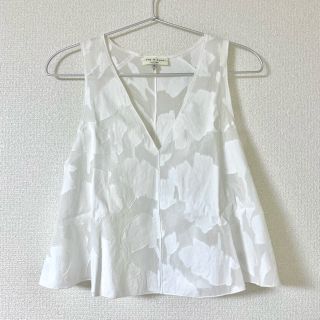 ラグアンドボーン(Rag & Bone)のrag&bone＊コットン 刺繍 クロップドトップス(カットソー(半袖/袖なし))