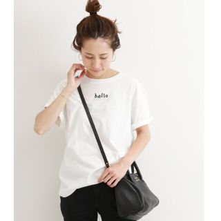 フレームワーク(FRAMeWORK)のフレームワーク　テンジクチビロゴT　tシャツ　半袖　ホワイト　FRAMeWORK(Tシャツ(半袖/袖なし))