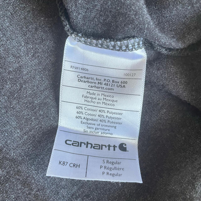 carhartt(カーハート)のCarhartt カーハート ポケット Tシャツ  Sサイズ メンズのトップス(Tシャツ/カットソー(半袖/袖なし))の商品写真