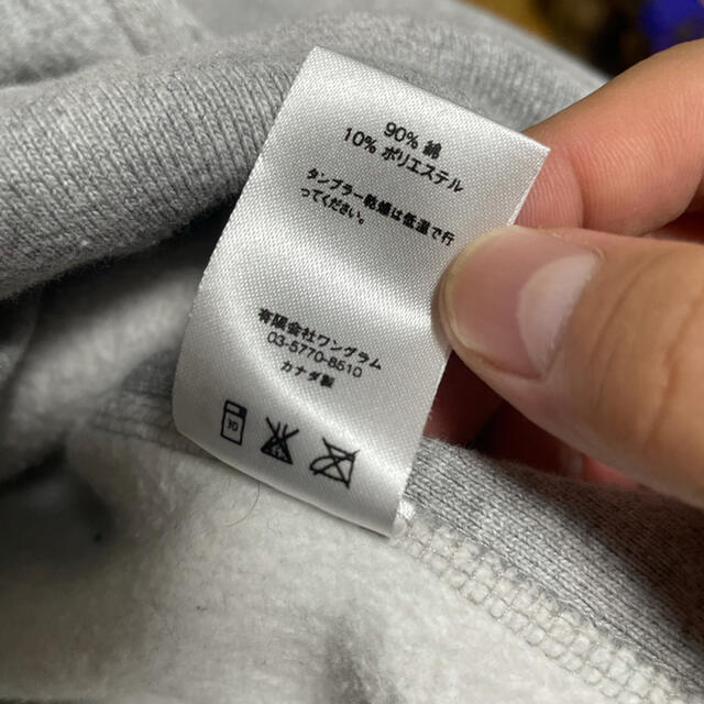 supreme  box logo hooded sweatshirt グレー