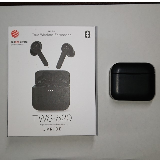 ワイヤレスイヤホン JPRiDE TWS-520 スマホ/家電/カメラのオーディオ機器(ヘッドフォン/イヤフォン)の商品写真