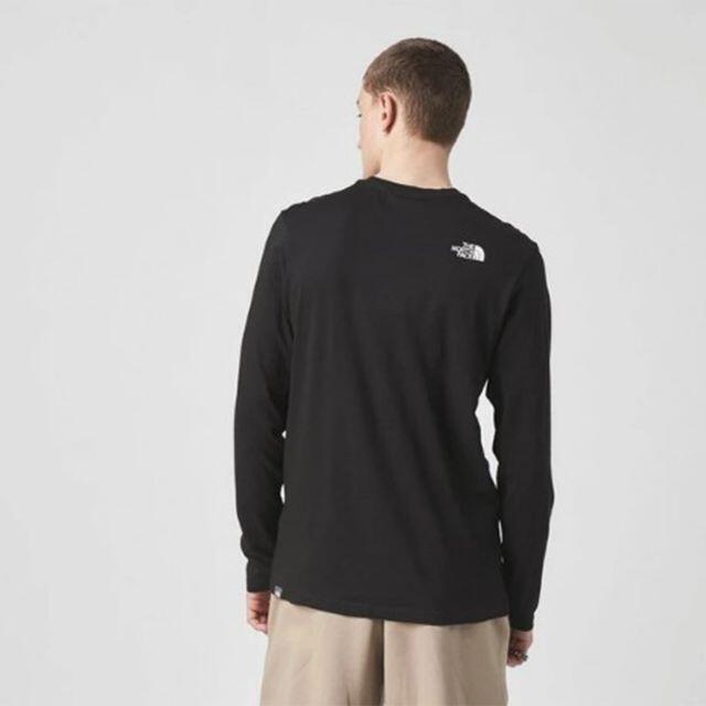 THE NORTH FACE(ザノースフェイス)のザ ノースフェイス　グラフィックロンT黒　UK XL　日本XL～2XL相当 メンズのトップス(Tシャツ/カットソー(七分/長袖))の商品写真