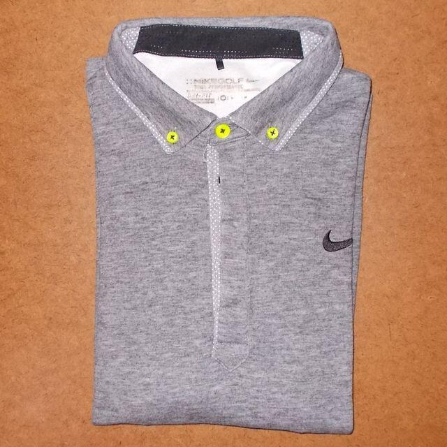 NIKE(ナイキ)のNIKE ナイキ　ゴルフウエア　DRI-FIT ドライフィット　ポロシャツ　長袖 スポーツ/アウトドアのゴルフ(ウエア)の商品写真