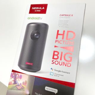 アンドロイド(ANDROID)の【9月6日迄！6万円から限定値引！】ANKER NEBULA CAPSULE 2(プロジェクター)