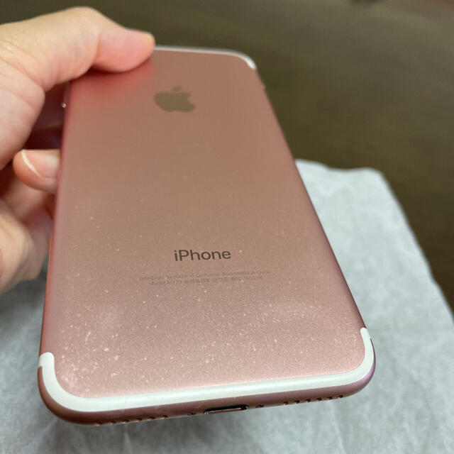 iphone7 ローズゴールド　128GB SIMフリー 4