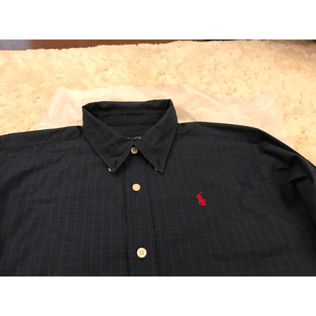 POLO RALPH LAUREN(ポロラルフローレン)の専用【ポロ ラルフローレン】チェックシャツ　ブラウス キッズ160 キッズ/ベビー/マタニティのキッズ服男の子用(90cm~)(ブラウス)の商品写真