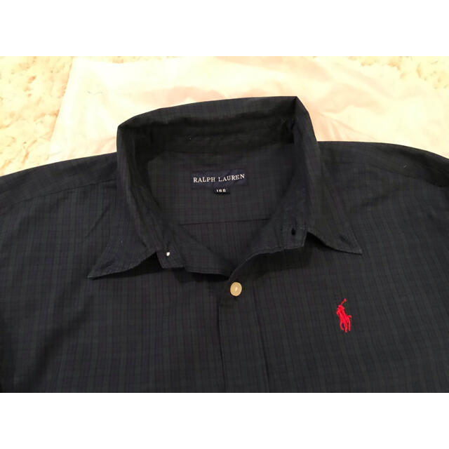 POLO RALPH LAUREN(ポロラルフローレン)の専用【ポロ ラルフローレン】チェックシャツ　ブラウス キッズ160 キッズ/ベビー/マタニティのキッズ服男の子用(90cm~)(ブラウス)の商品写真