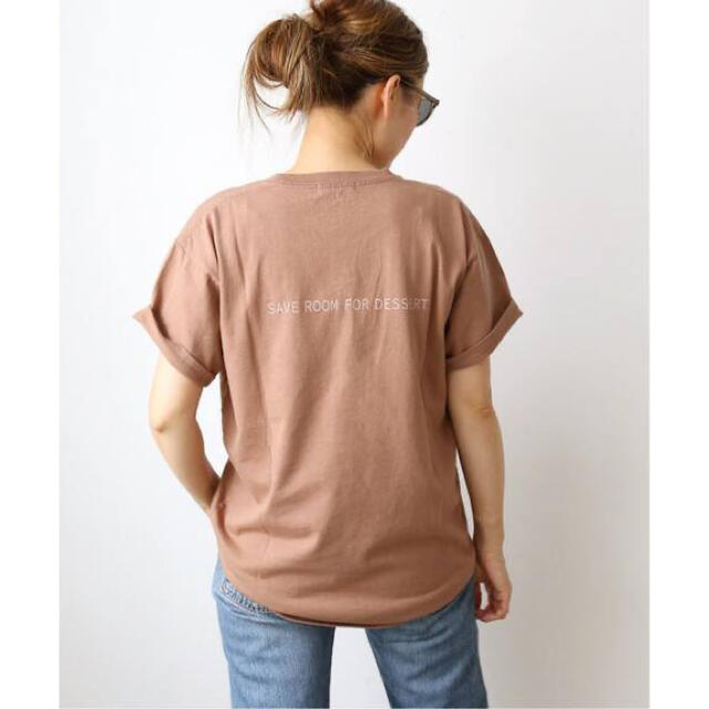 DEUXIEME CLASSE(ドゥーズィエムクラス)のCALUX/キャラクス SAVE ROOM FOR DESSERT Tシャツ レディースのトップス(Tシャツ(半袖/袖なし))の商品写真