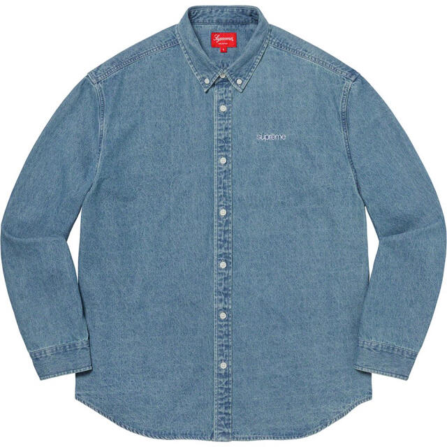 Supreme Classic Logo Denim Shirt 20aw