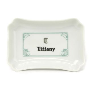 ティファニー(Tiffany & Co.)のティファニー プレート スクエア ミニ ロゴ お皿 白 ホワイト 食器(食器)