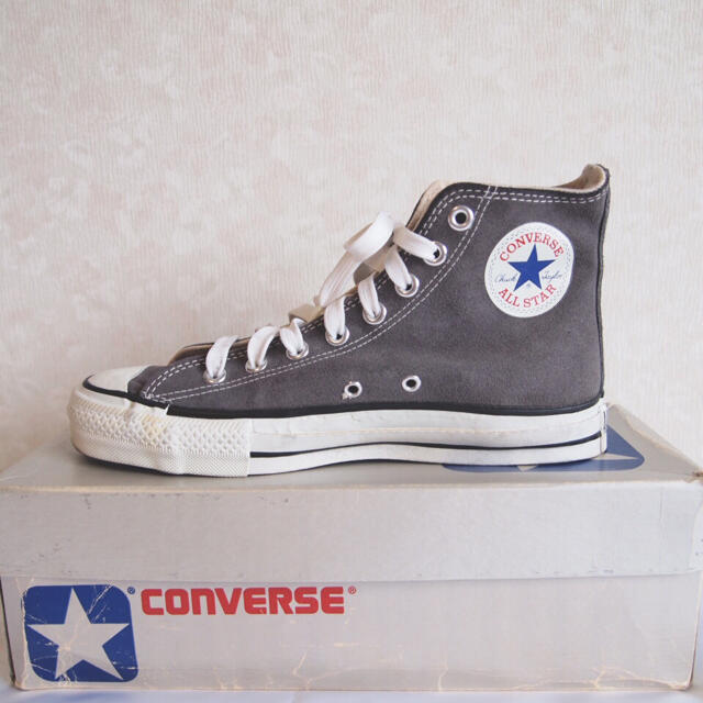 CONVERSE(コンバース)の希少★USA製 銀箱 グレースエード コンバース ハイカット チャックテイラー メンズの靴/シューズ(スニーカー)の商品写真