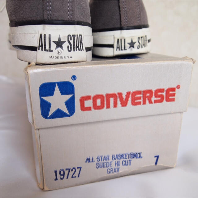 CONVERSE(コンバース)の希少★USA製 銀箱 グレースエード コンバース ハイカット チャックテイラー メンズの靴/シューズ(スニーカー)の商品写真