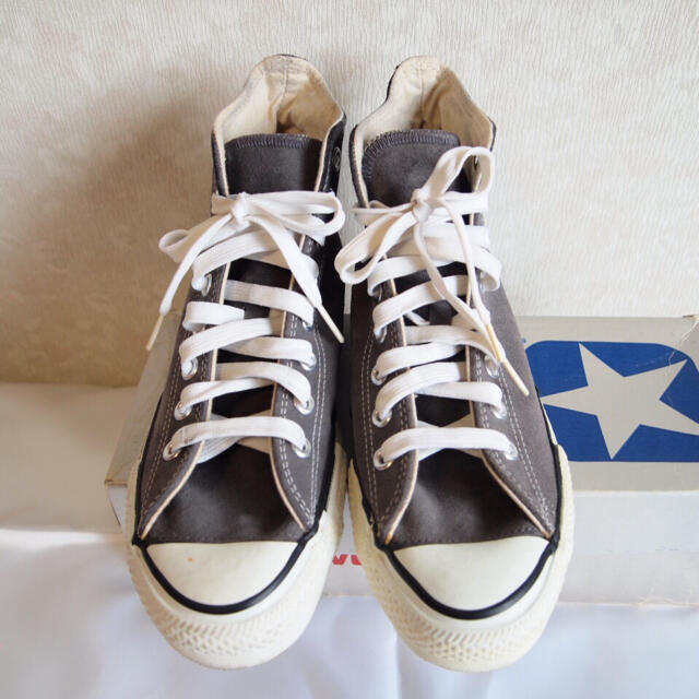 CONVERSE(コンバース)の希少★USA製 銀箱 グレースエード コンバース ハイカット チャックテイラー メンズの靴/シューズ(スニーカー)の商品写真