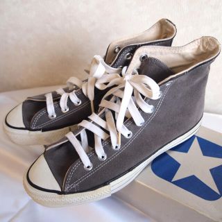 コンバース(CONVERSE)の希少★USA製 銀箱 グレースエード コンバース ハイカット チャックテイラー(スニーカー)