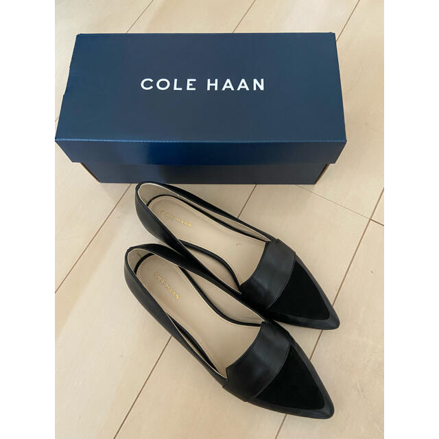 Cole Haan(コールハーン)のコールハーン　ローヒールパンプス　黒 レディースの靴/シューズ(ローファー/革靴)の商品写真