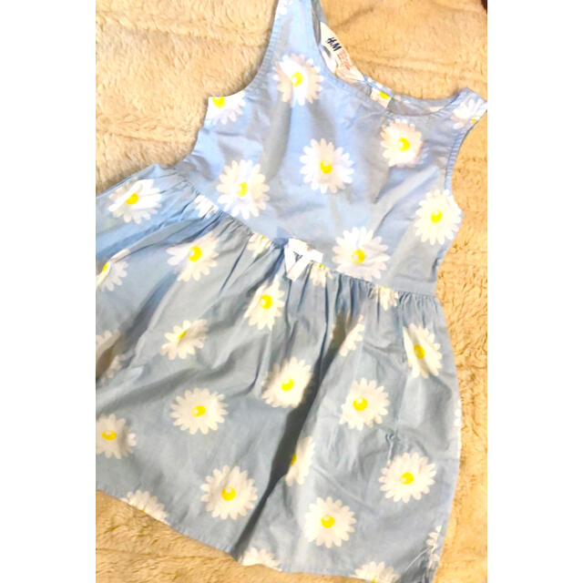 H&H(エイチアンドエイチ)のH&M 花柄ワンピース キッズ/ベビー/マタニティのキッズ服女の子用(90cm~)(ワンピース)の商品写真