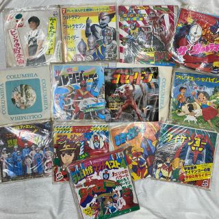 テレビまんが　レコード　13枚　まとめ売り　コセイドン、ウルトラマン　その他、(レコード針)