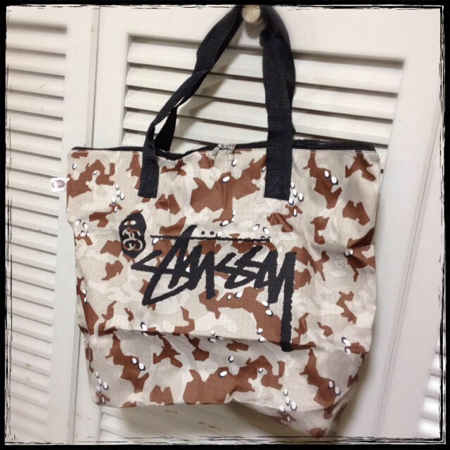 STUSSY(ステューシー)の雑誌付録☆STUSSY×BAPE コラボ レディースのバッグ(トートバッグ)の商品写真