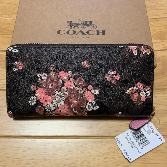 ☆COACH コーチ 長財布　花柄 1