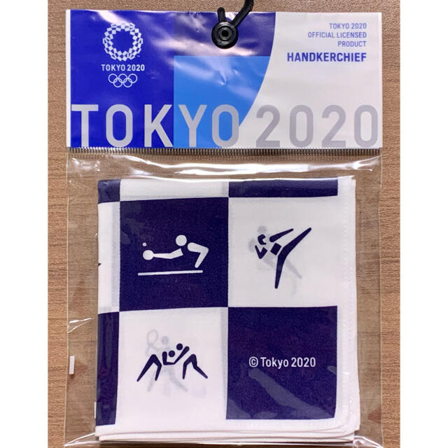 東京オリンピック　公式商品　ピクトグラム　ハンカチ スポーツ/アウトドアのスポーツ/アウトドア その他(その他)の商品写真