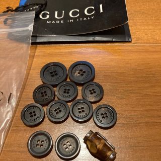 グッチ(Gucci)のGUCCI グッチ  ボタン 刻印入り バンブー(各種パーツ)