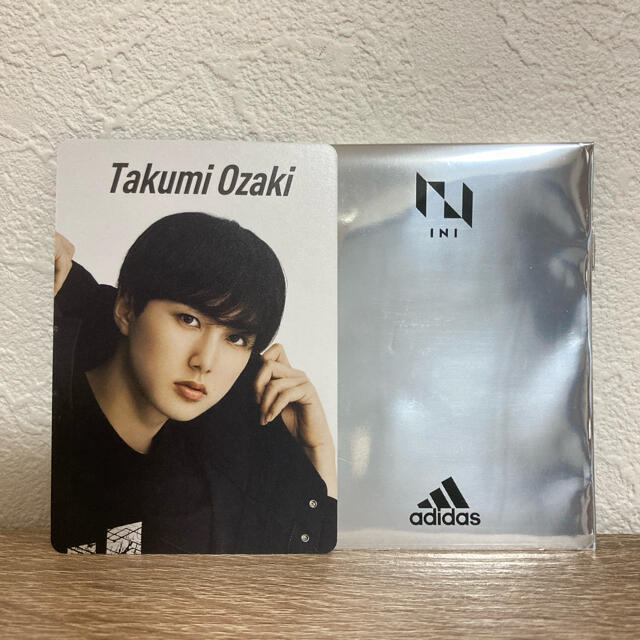 adidas(アディダス)のINI × adidas 限定トレカ（尾崎匠海） エンタメ/ホビーのタレントグッズ(アイドルグッズ)の商品写真