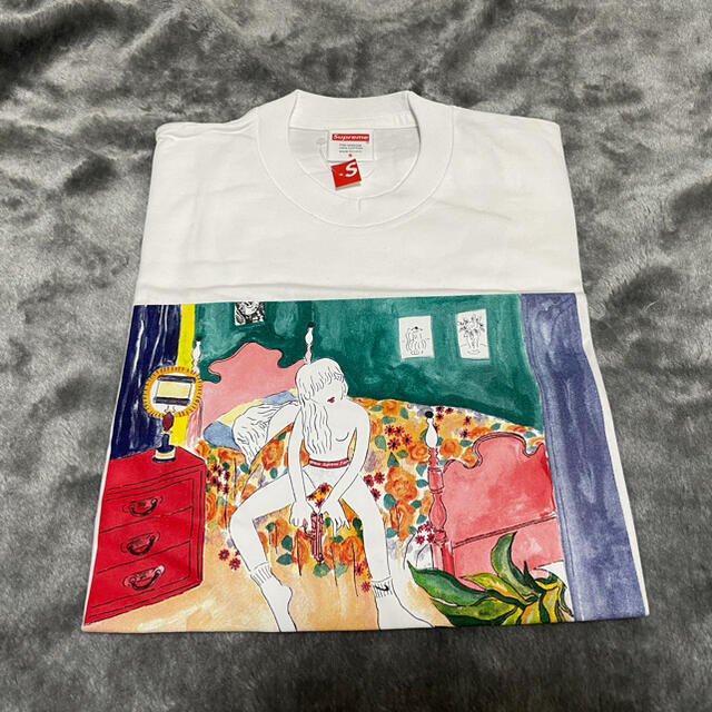 M ネイビー supreme bedroom tee navy 18aw 新品