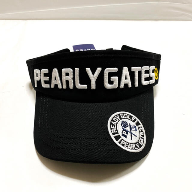 PEARLY GATES(パーリーゲイツ)のパーリーゲイツ サンバイザー PEARLY GATES ゴルフ フリー 未使用品 スポーツ/アウトドアのゴルフ(その他)の商品写真