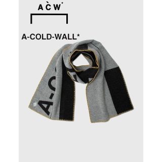 オフホワイト(OFF-WHITE)のA-COLD-WALL* ラージ ロゴ マフラー(マフラー)