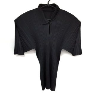 プリーツプリーズイッセイミヤケ(PLEATS PLEASE ISSEY MIYAKE)のプリーツプリーズ サイズ3 L レディース -(ポロシャツ)