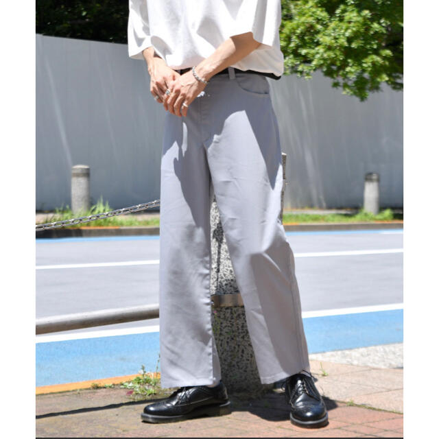 kutir スラックス　ブルー　トレンド　パンツ メンズのパンツ(スラックス)の商品写真