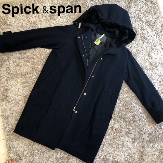 Spick & Span(スピックアンドスパン)の【早割】Spick&Span スピックアンドスパン　キルティング フード レディースのジャケット/アウター(その他)の商品写真