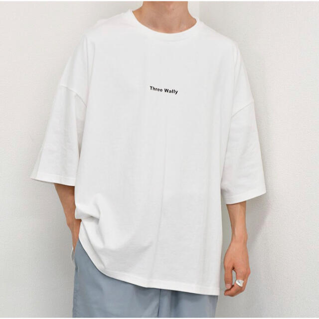 kutir Tシャツ　ホワイト　ライトブルー メンズのトップス(Tシャツ/カットソー(半袖/袖なし))の商品写真