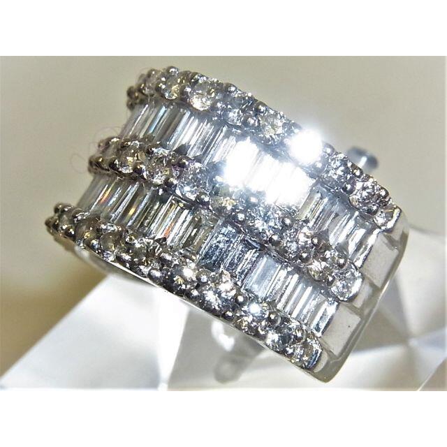 指輪22㎜×15㎜【新品】パヴェデザイン ダイヤモンド 1.08ct リング　プラチナ900