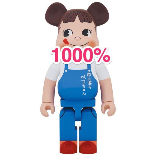 新品未開封 BE@RBRICK ペコちゃん The overalls girl