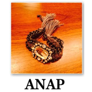 アナップ(ANAP)の未使用♡ANAP♡ビジュータッセルブレスレット(ブレスレット/バングル)