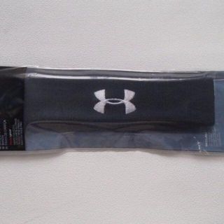 アンダーアーマー(UNDER ARMOUR)の新品未開封正規品 アンダーアーマー ヘッドバンド 1276990　黒(トレーニング用品)