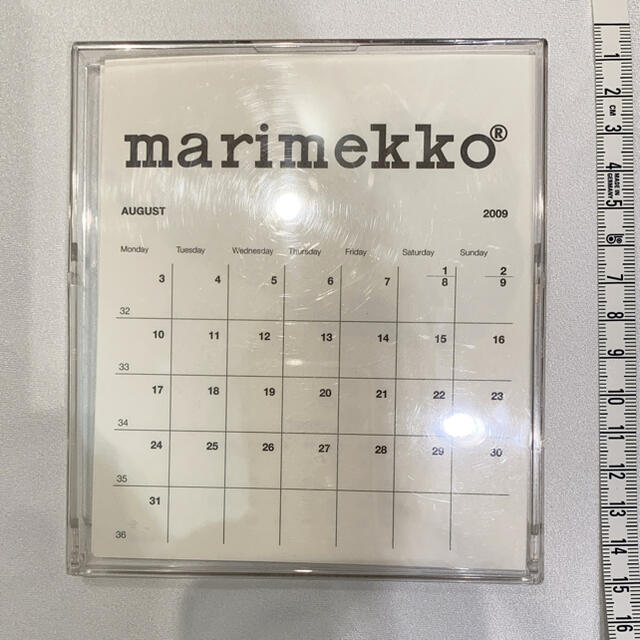 marimekko(マリメッコ)のマリメッコ  卓上カレンダー　2009 インテリア/住まい/日用品の文房具(カレンダー/スケジュール)の商品写真