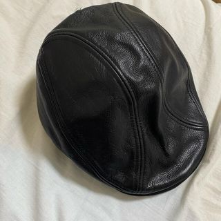 カンゴール(KANGOL)のハンチング帽　メンズ　レザー(ハンチング/ベレー帽)