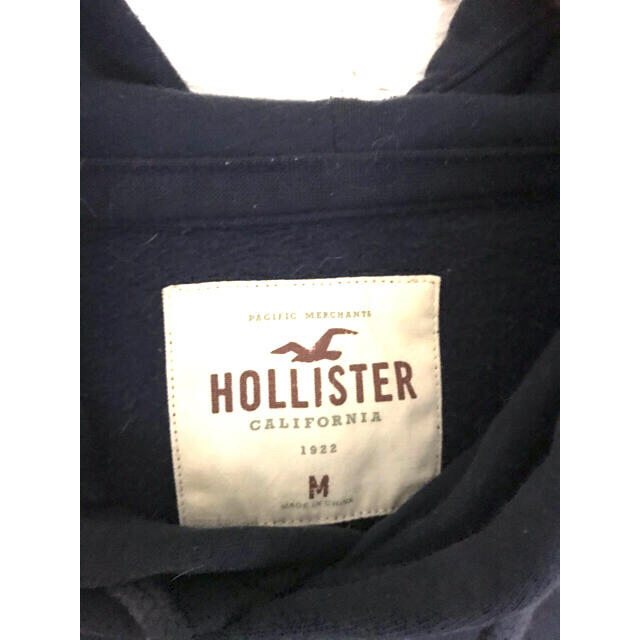 Hollister(ホリスター)のHOLLISTER ホリスター パーカー フーディー アメカジ M ネイビー  メンズのトップス(パーカー)の商品写真