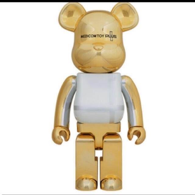 BE@RBRICK GOLD CHROME Ver. 100％ & 400%