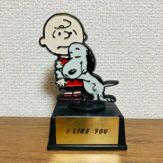 スヌーピー(SNOOPY)のビンテージ スヌーピー トロフィー Aviva チャーリーブラウン ハグ(アメコミ)