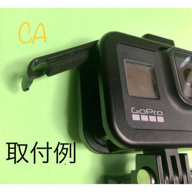 Gopro Hero8 バッテリーカバー Type-c ポート充電 アクセサリー スマホ/家電/カメラのカメラ(ビデオカメラ)の商品写真