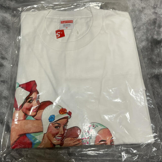 Supreme 18ss swimmers tee 白　M