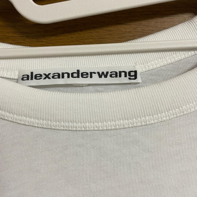 Alexander Wang(アレキサンダーワン)のAlexanderwang ハイツイストポケットTシャツ　L メンズのトップス(Tシャツ/カットソー(半袖/袖なし))の商品写真