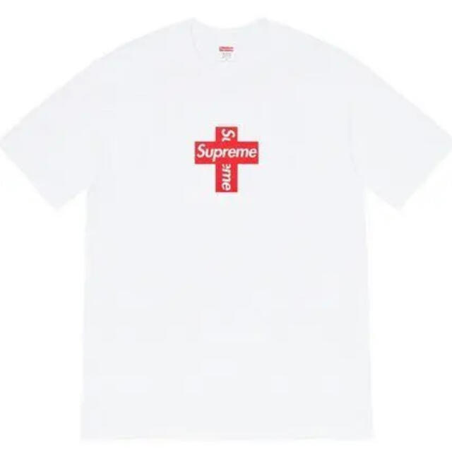 メンズSupreme Cross Box Logo tee L