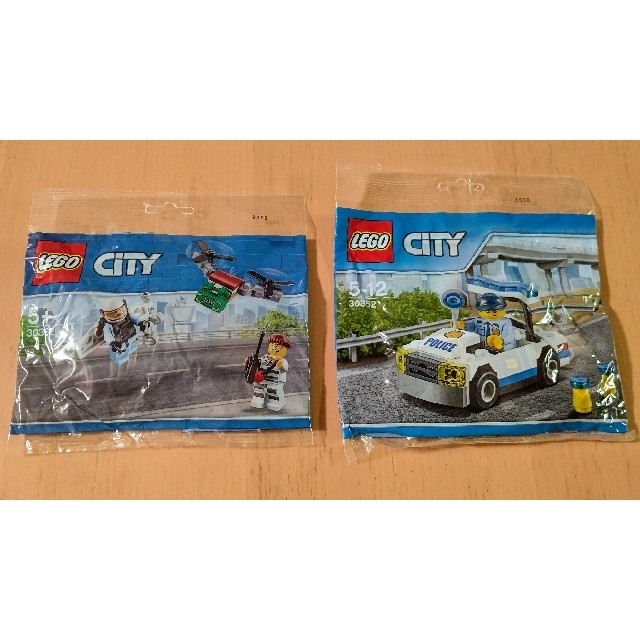 Lego - レゴ☆シティ ポリスシリーズ ポリバッグ2種セットA 未 Lego - レゴ☆シティ ポリスシリーズ ポリバッグ2種セットA 未